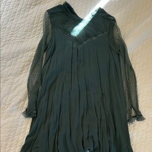 Xhilaration Teal Long Sleeve Dress